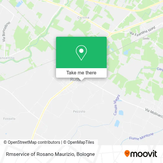 Rmservice of Rosano Maurizio map