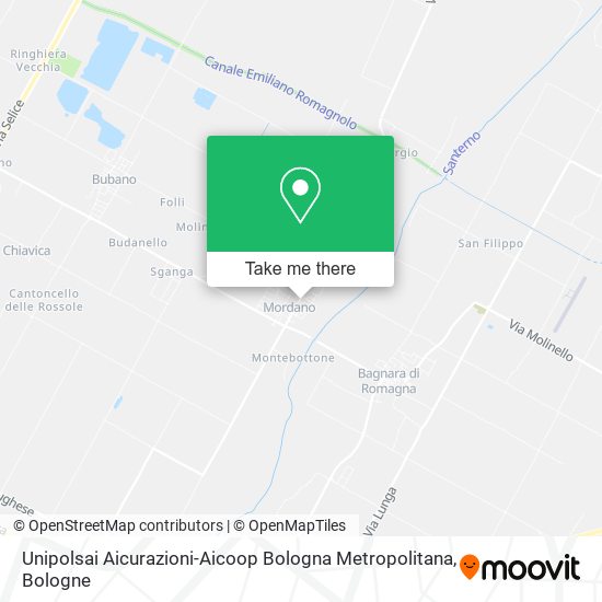 Unipolsai Aicurazioni-Aicoop Bologna Metropolitana map