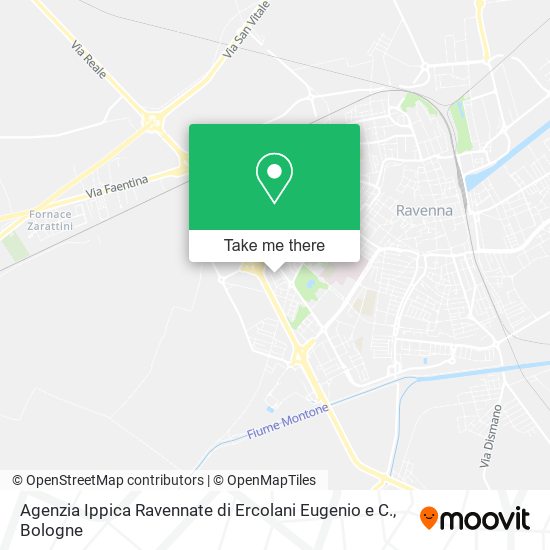 Agenzia Ippica Ravennate di Ercolani Eugenio e C. map