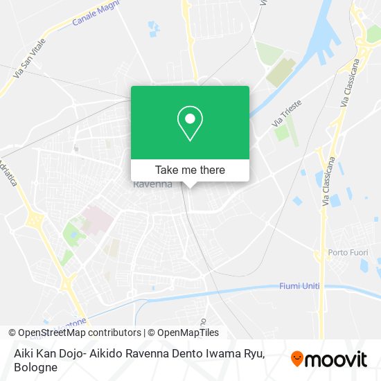 Aiki Kan Dojo- Aikido Ravenna Dento Iwama Ryu map