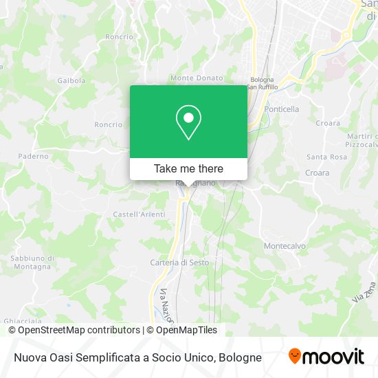 Nuova Oasi Semplificata a Socio Unico map