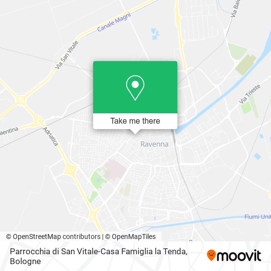 Parrocchia di San Vitale-Casa Famiglia la Tenda map