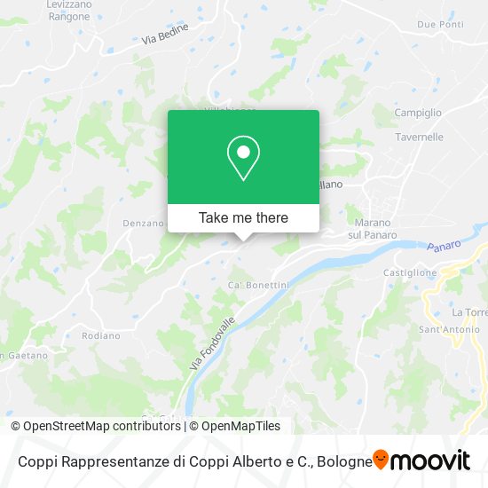 Coppi Rappresentanze di Coppi Alberto e C. map