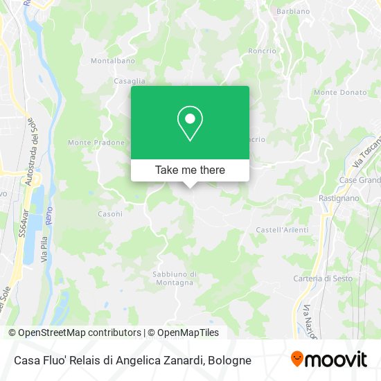 Casa Fluo' Relais di Angelica Zanardi map