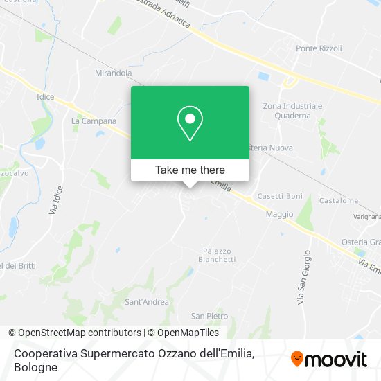 Cooperativa Supermercato Ozzano dell'Emilia map