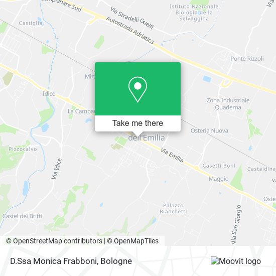 D.Ssa Monica Frabboni map