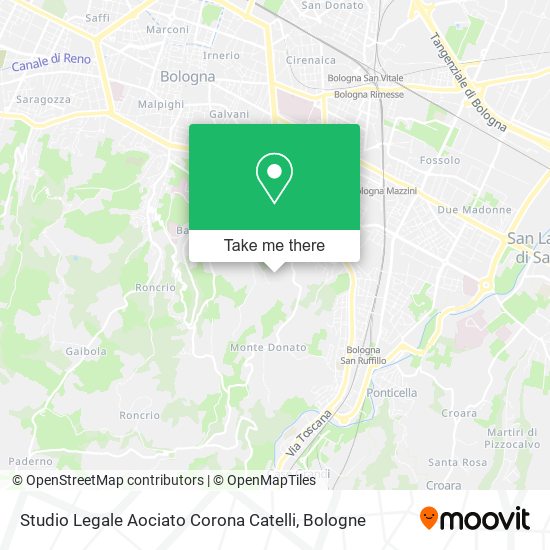 Studio Legale Aociato Corona Catelli map