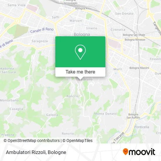 Ambulatori Rizzoli map