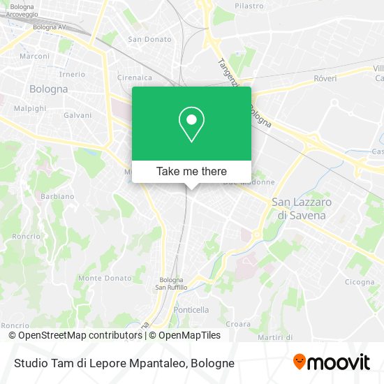 Studio Tam di Lepore Mpantaleo map