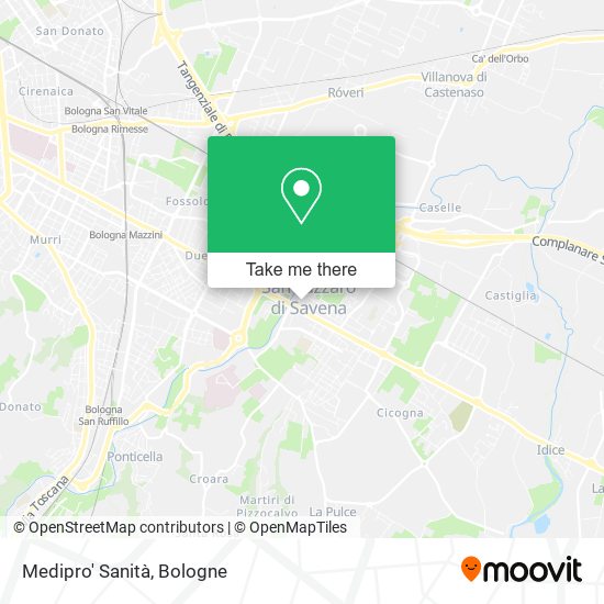 Medipro' Sanità map