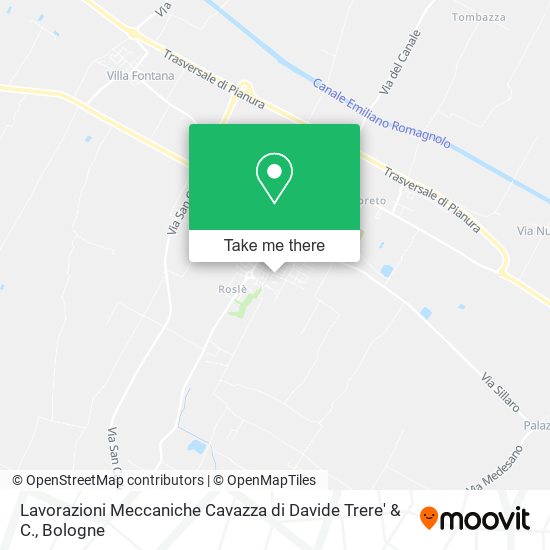 Lavorazioni Meccaniche Cavazza di Davide Trere' & C. map