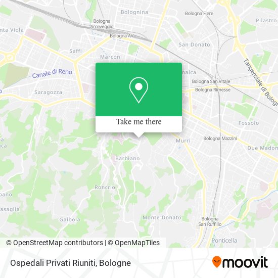 Ospedali Privati Riuniti map