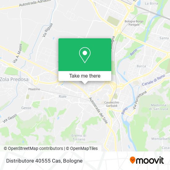 Distributore 40555 Cas map