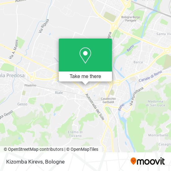 Kizomba Kirevs map