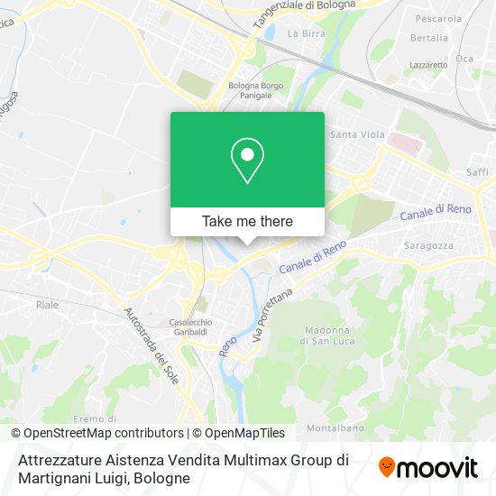 Attrezzature Aistenza Vendita Multimax Group di Martignani Luigi map