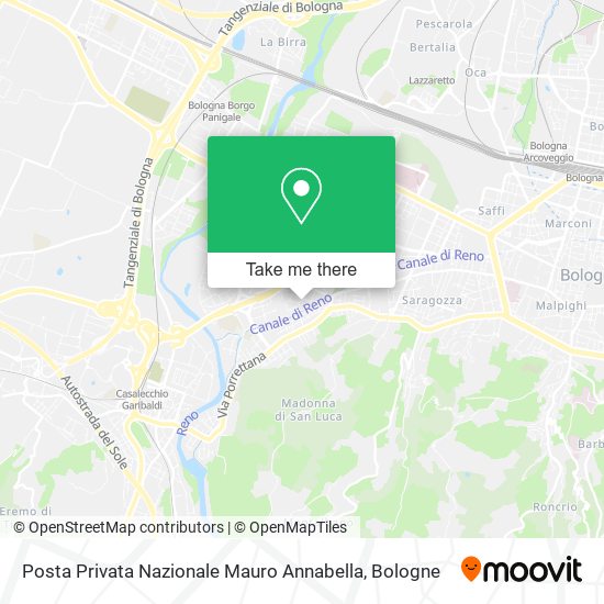 Posta Privata Nazionale Mauro Annabella map