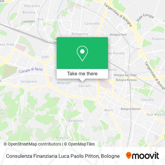 Consulenza Finanziaria Luca Paolo Pitton map