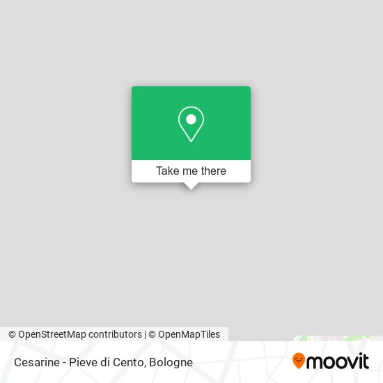 Cesarine - Pieve di Cento map