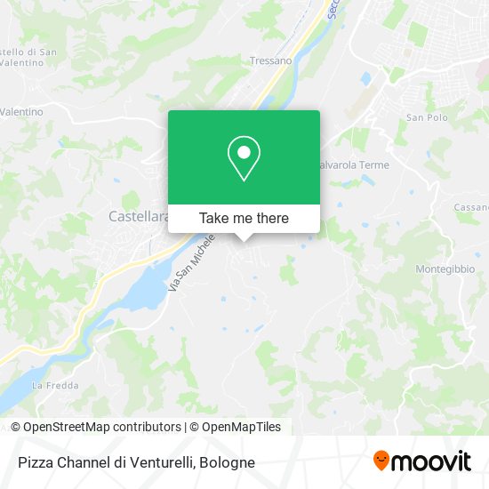 Pizza Channel di Venturelli map