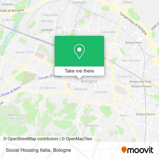Social Housing Italia map