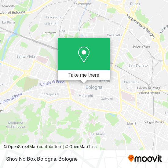 Shos No Box Bologna map