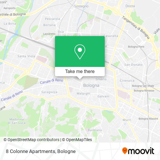8 Colonne Apartments map