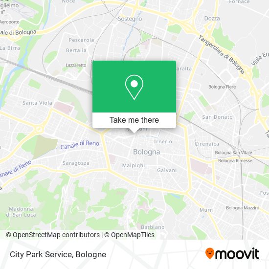City Park Service map