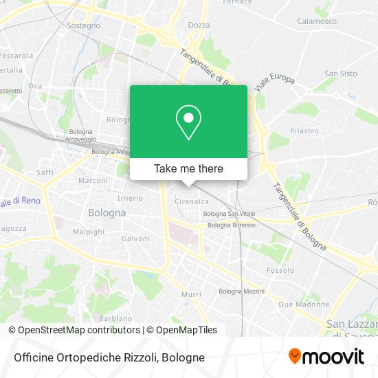 Officine Ortopediche Rizzoli map