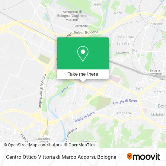 Centro Ottico Vittoria di Marco Accorsi map
