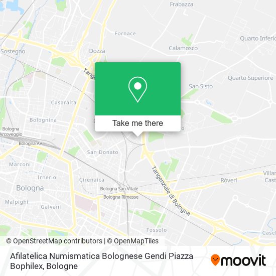 Afilatelica Numismatica Bolognese Gendi Piazza Bophilex map
