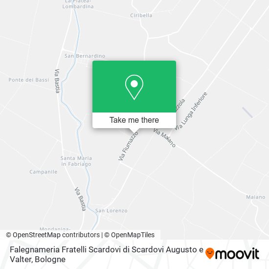 Falegnameria Fratelli Scardovi di Scardovi Augusto e Valter map
