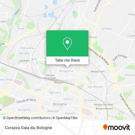Corazza Gaia da map