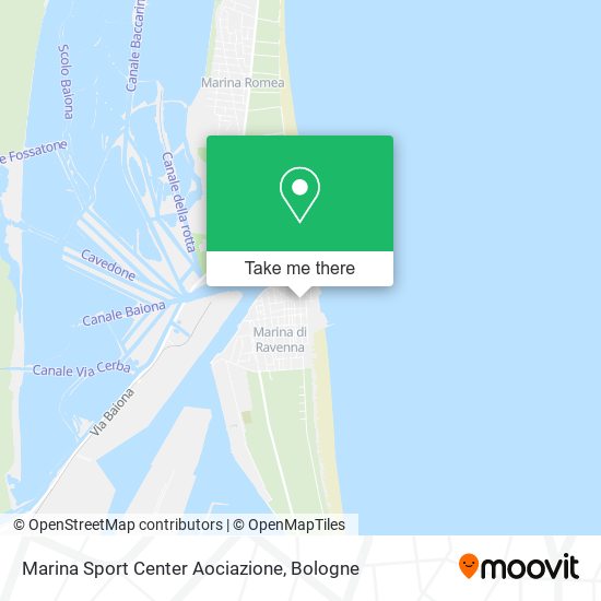 Marina Sport Center Aociazione map