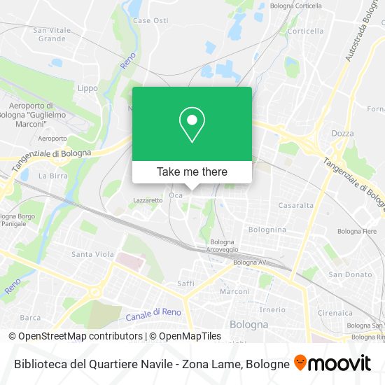 Biblioteca del Quartiere Navile - Zona Lame map