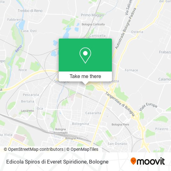 Edicola Spiros di Everet Spiridione map