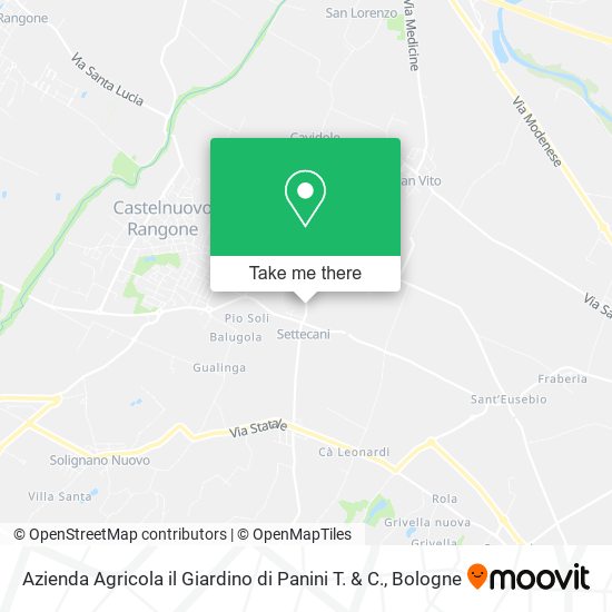 Azienda Agricola il Giardino di Panini T. & C. map