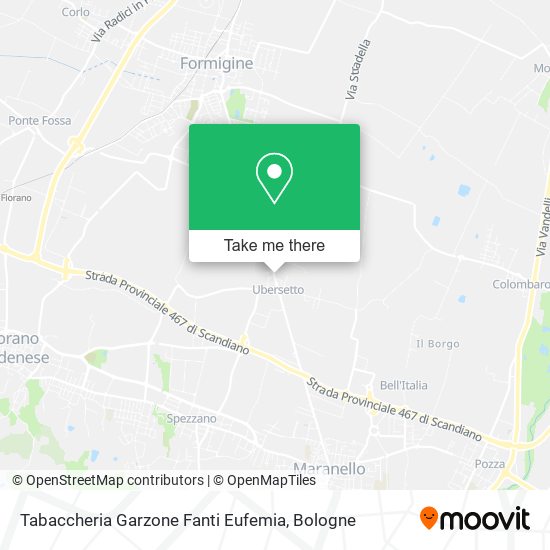Tabaccheria Garzone Fanti Eufemia map