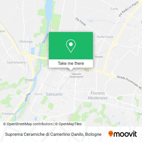 Suprema Ceramiche di Camerlino Danilo map