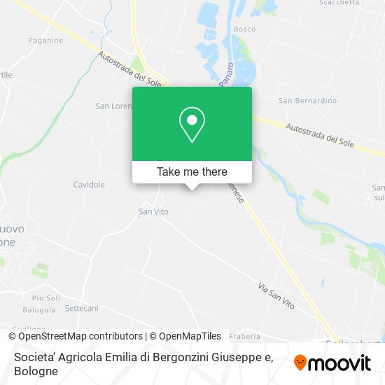 Societa' Agricola Emilia di Bergonzini Giuseppe e map