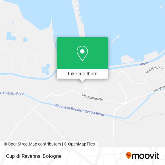 Cup di Ravenna map