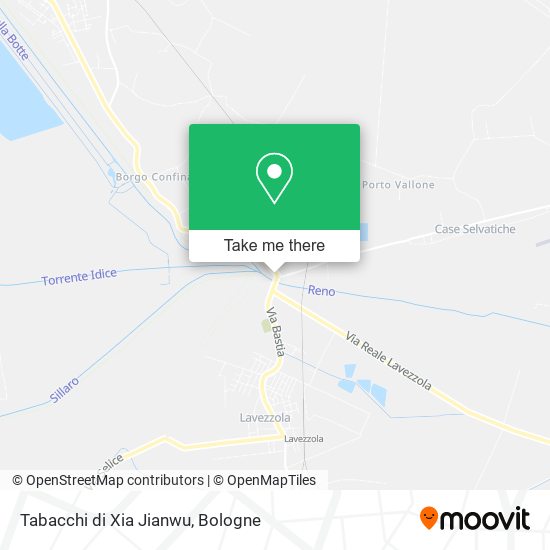 Tabacchi di Xia Jianwu map