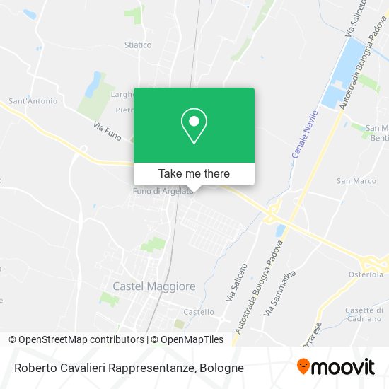 Roberto Cavalieri Rappresentanze map