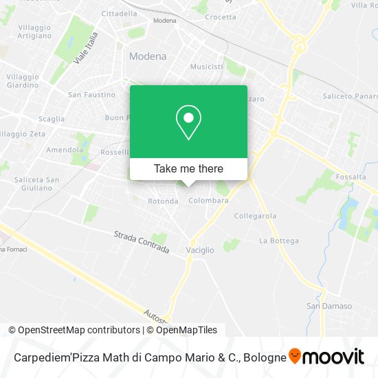 Carpediem'Pizza Math di Campo Mario & C. map