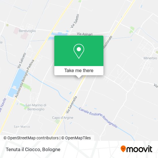 Tenuta il Ciocco map