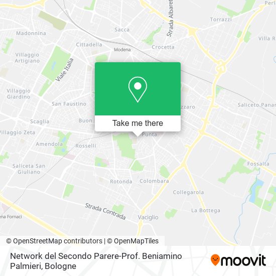 Network del Secondo Parere-Prof. Beniamino Palmieri map