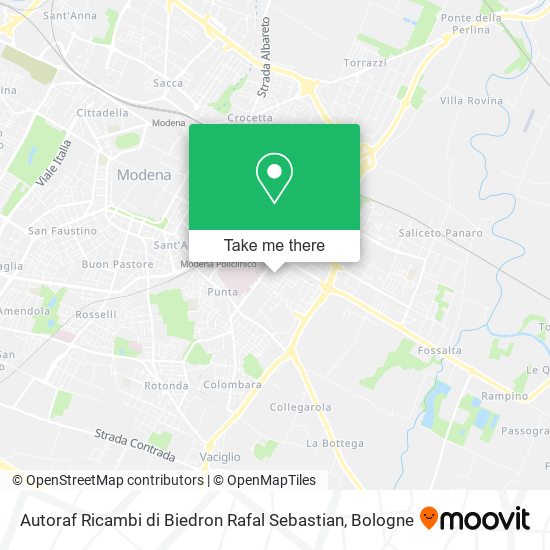 Autoraf Ricambi di Biedron Rafal Sebastian map