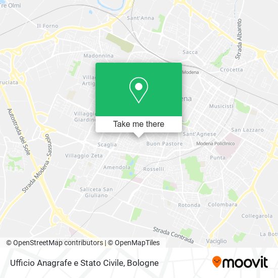 Ufficio Anagrafe e Stato Civile map