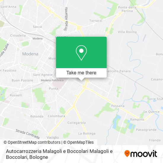 Autocarrozzeria Malagoli e Boccolari Malagoli e Boccolari map