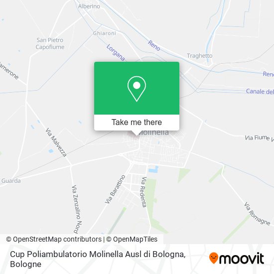 Cup Poliambulatorio Molinella Ausl di Bologna map