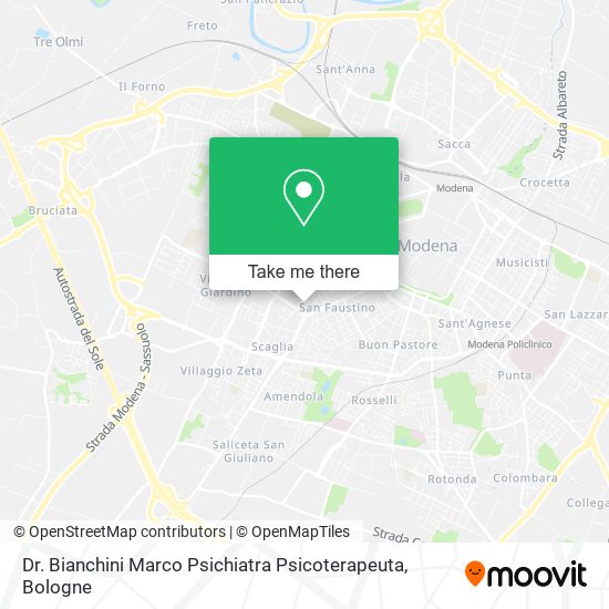 Dr. Bianchini Marco Psichiatra Psicoterapeuta map